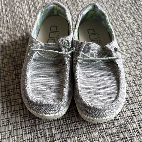 Hey Dude Other - Hey Dude Kids Light Gray Moccasins